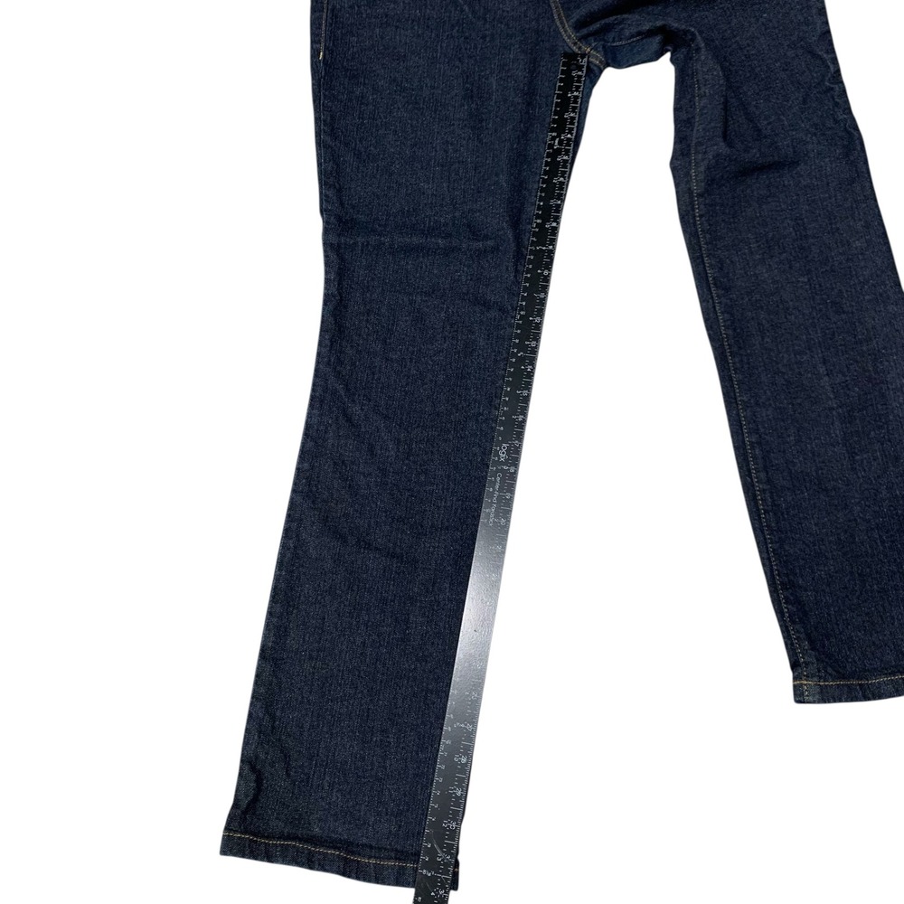 DKNY Jeans Women's Skinny Fit Dark Wash Denim Size 14 32" Inseam Stretch - Picture 8 of 9